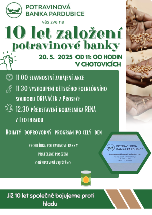 Oslava výročí potravinové banky