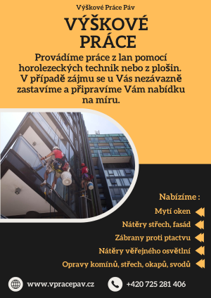 Služby pro výškové práce